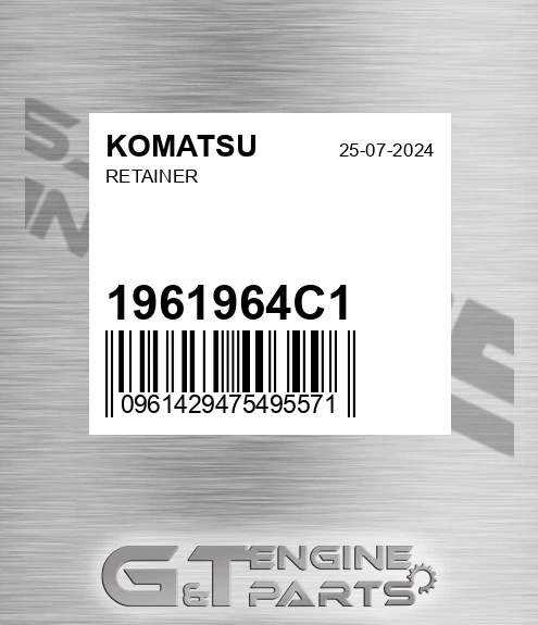 1961964C1 KOMATSU Retainer
