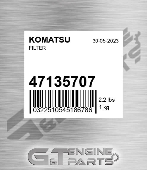 47135707 KOMATSU Filter