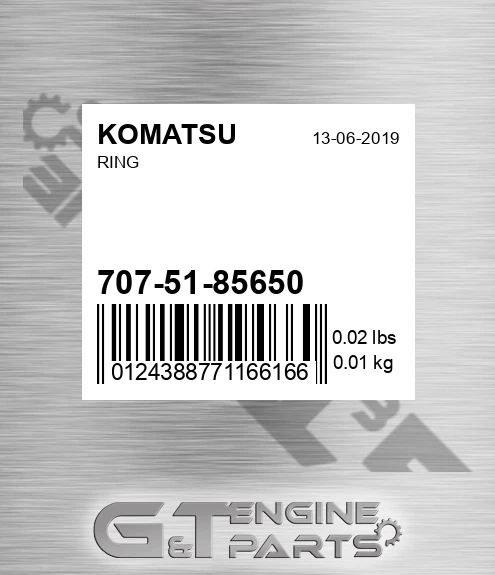 707-51-85650 Ring for KOMATSU