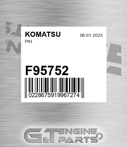 F95752 KOMATSU Pin