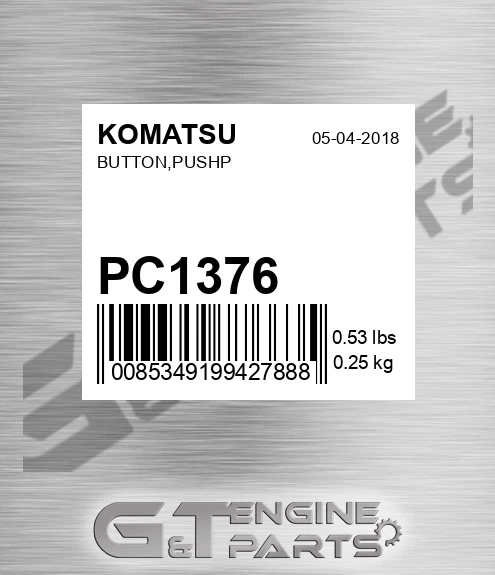 PC1376 KOMATSU Button,pushp