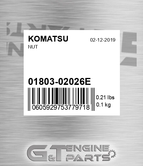 01803-02026E Nut