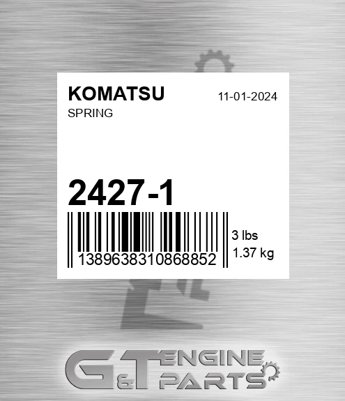 2427-1 KOMATSU Spring