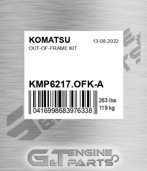KMP6217.OFK-A Out-of-frame Kit for KOMATSU