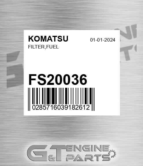 FS20036 Filter,fuel