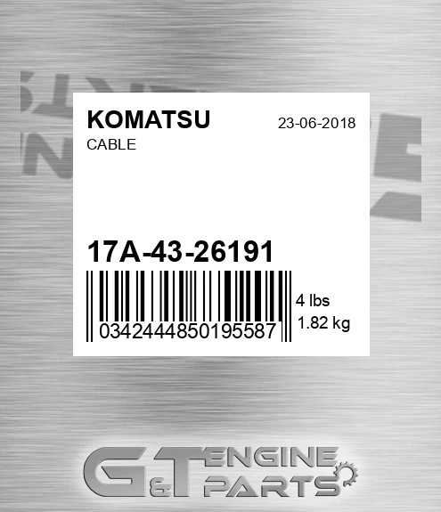 17A-43-26191 Cable