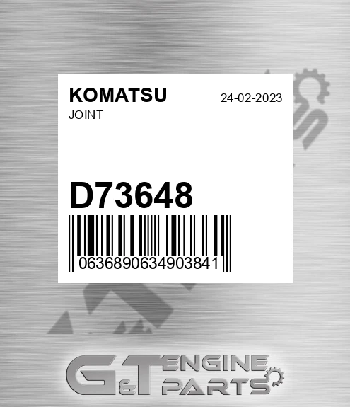 D73648 KOMATSU Joint
