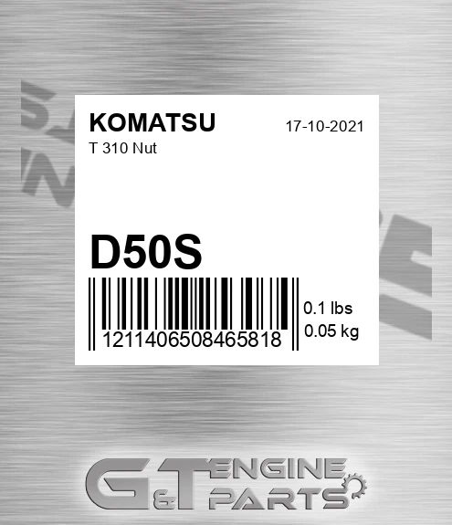 D50S T 310 Nut