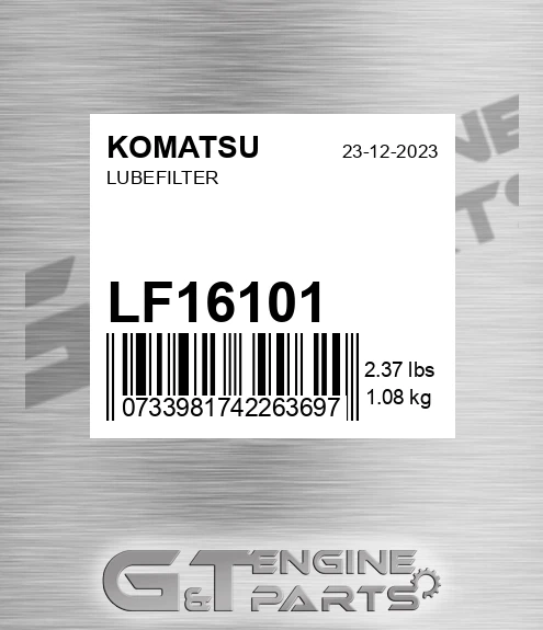 LF16101 Lubefilter