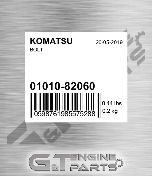 01010-82060 Bolt