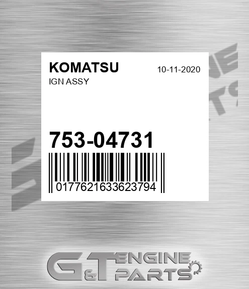 753-04731 Ign Assy