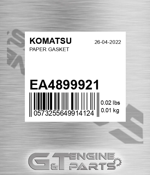 EA4899921 Paper Gasket