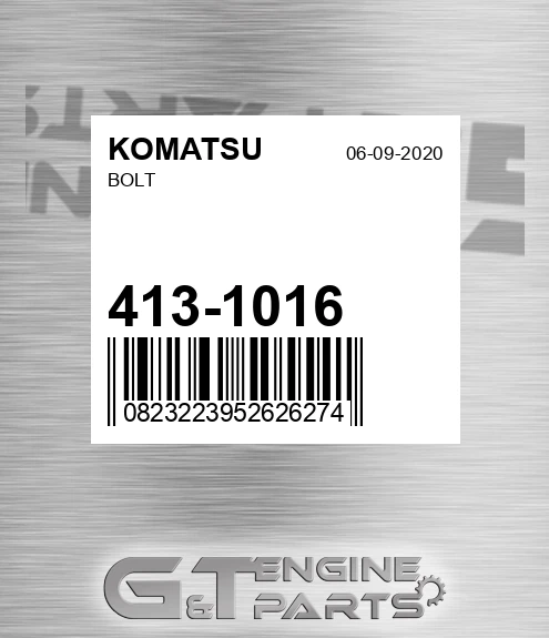 413-1016 Bolt