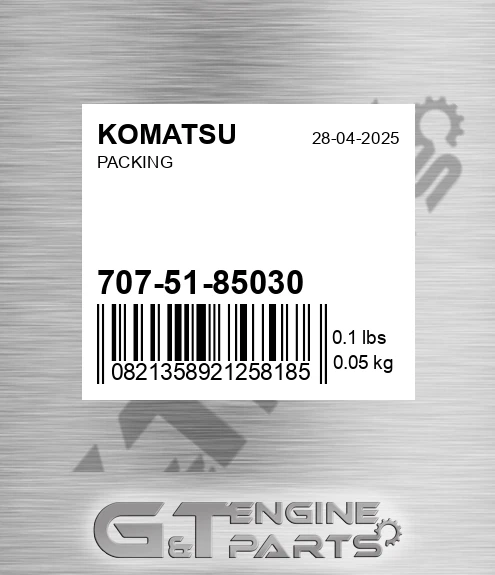 707-51-85030 Packing