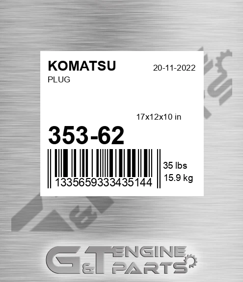 353-62 Plug