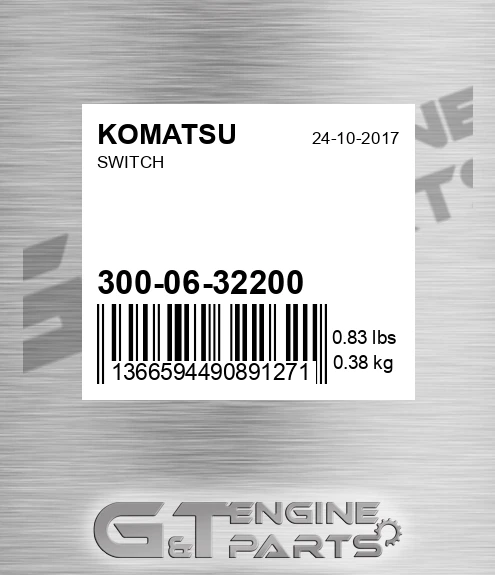 300-06-32200 Switch for KOMATSU