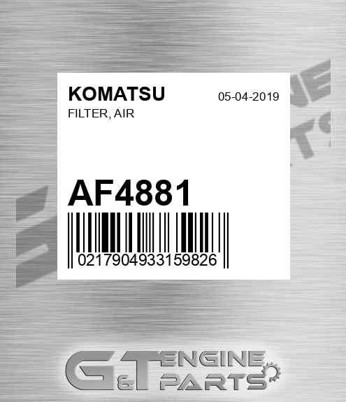 AF4881 Filter, Air