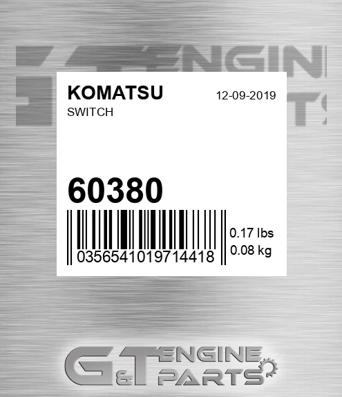 60380 Switch for KOMATSU