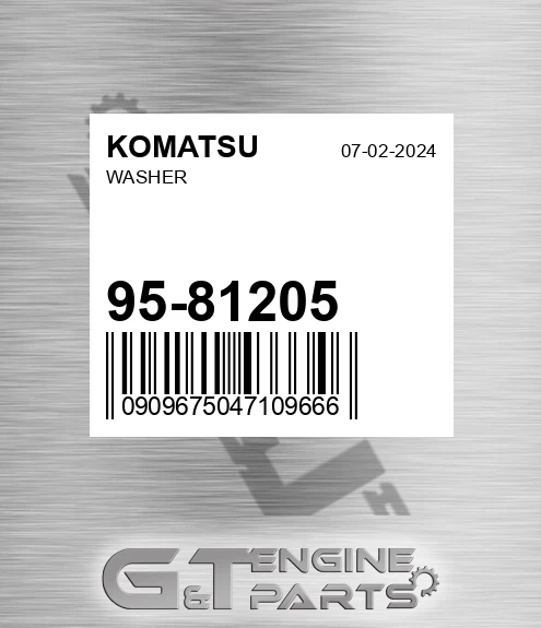 95-81205 Washer