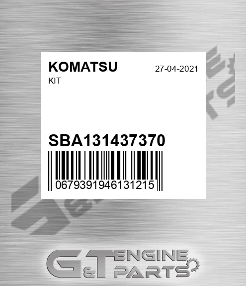 SBA131437370 KOMATSU Kit