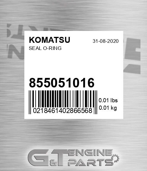 855051016 KOMATSU Seal O-ring