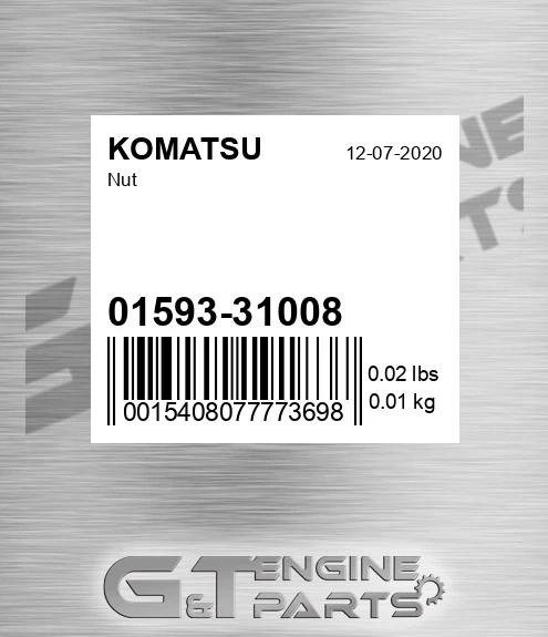 01593-31008 Nut