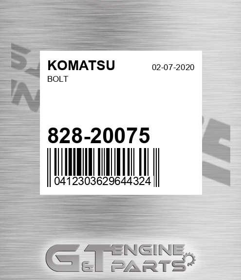 828-20075 Bolt