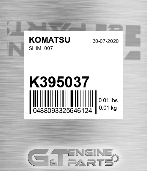 K395037 Shim .007