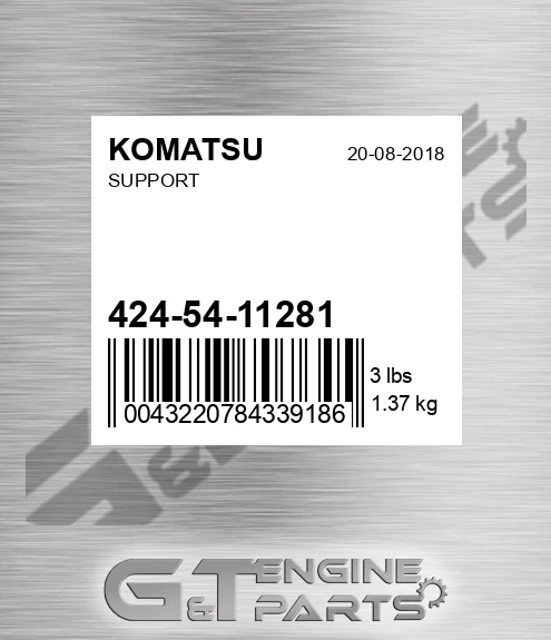 424-54-11281 Support for KOMATSU