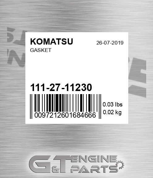 111-27-11230 Gasket