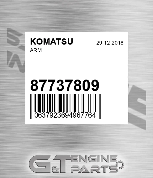 87737809 KOMATSU Arm