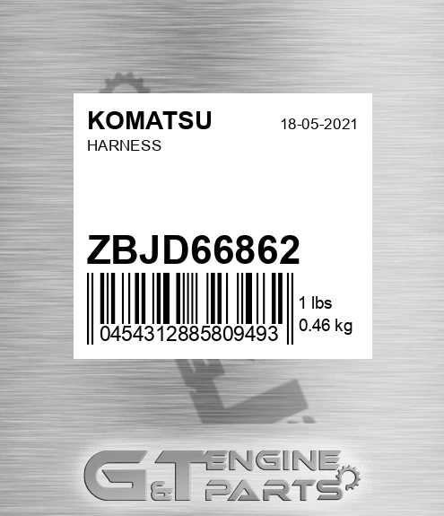 ZBJD66862 KOMATSU Harness