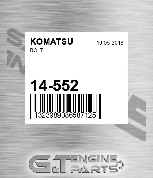 14-552 Bolt