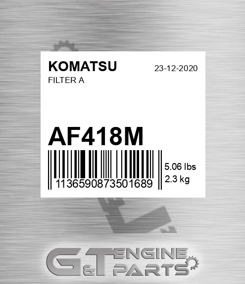AF418M Filter A