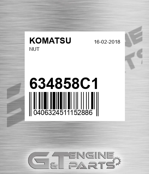 634858C1 Nut