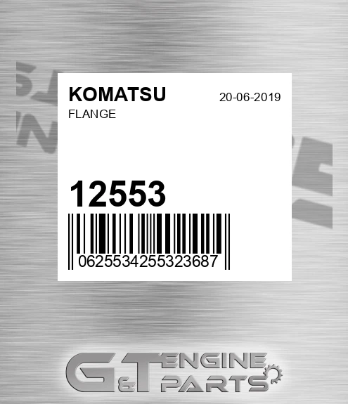 12553 KOMATSU Flange