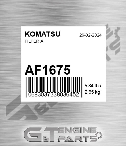 AF1675 Filter A