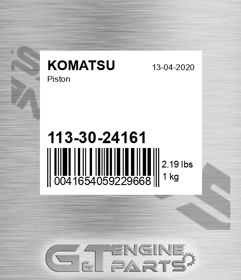 113-30-24161 Piston for KOMATSU