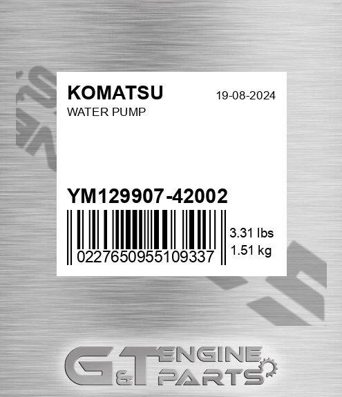 YM12990742002 Water Pump