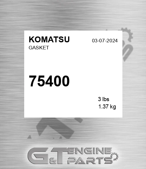 75400 Gasket for KOMATSU