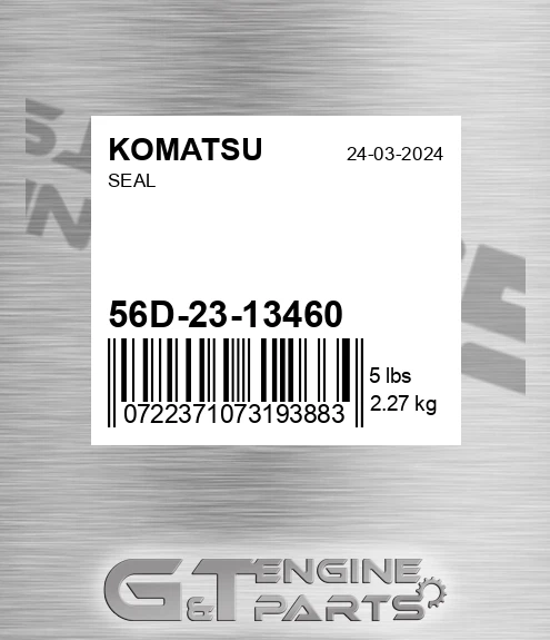 56D-23-13460 Seal for KOMATSU