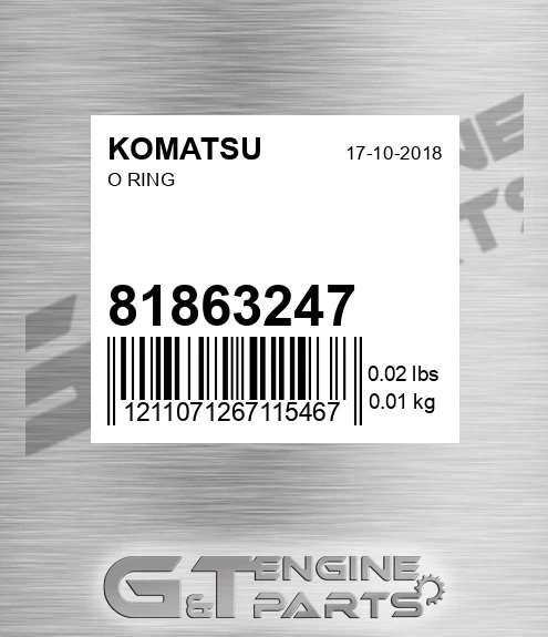 81863247 O Ring