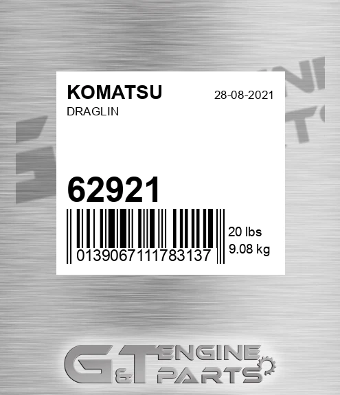 62921 Draglin for KOMATSU