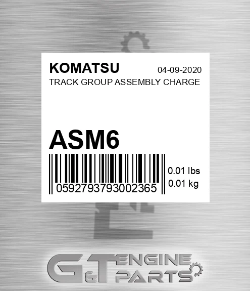 ASM6 Track Group Assembly Charge