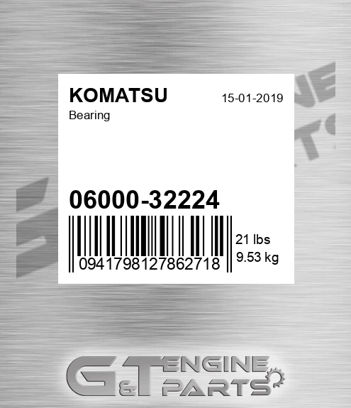 06000-32224 Bearing for KOMATSU