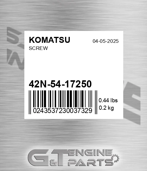 42N-54-17250 Screw