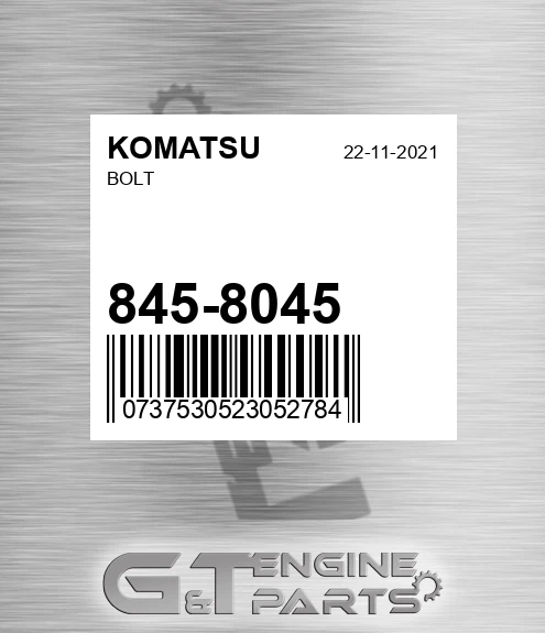 845-8045 Bolt