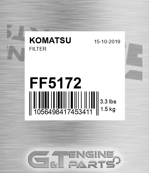 FF5172 KOMATSU Filter