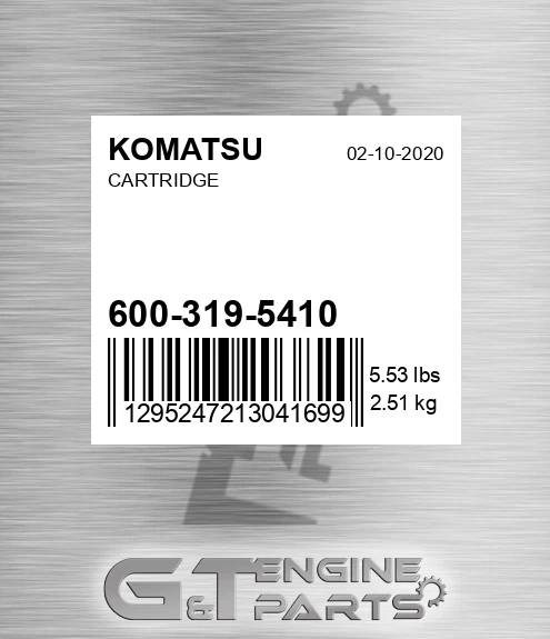600-319-5410 Cartridge for KOMATSU
