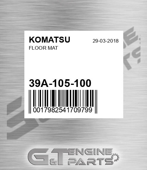 39A-105-100 Floor Mat